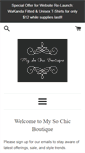 Mobile Screenshot of mysochicboutique.com